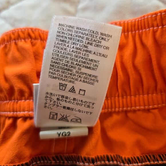 The North Face APEX Board Shorts Men's L Orange Black Summer Beach Active READ - Picture 8 of 10